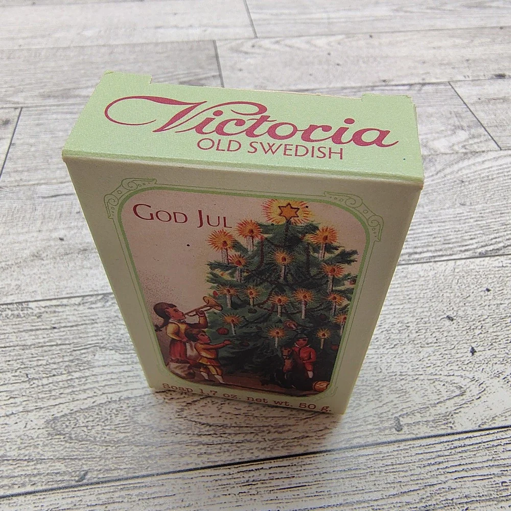 Victoria Swedish God Jul Soap • Christmas Bar • Made‎ in Sweden • New in Box